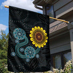NAIDOC 50 Years of Deadly Garden Flag Sun Aboriginal Dot Art