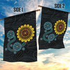 NAIDOC 50 Years of Deadly Garden Flag Sun Aboriginal Dot Art