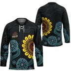 NAIDOC 50 Years of Deadly Hockey Jersey Sun Aboriginal Dot Art
