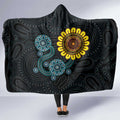 NAIDOC 50 Years of Deadly Hooded Blanket Sun Aboriginal Dot Art