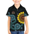 NAIDOC 50 Years of Deadly Kid Hawaiian Shirt Sun Aboriginal Dot Art