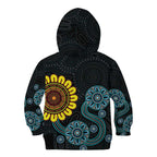 NAIDOC 50 Years of Deadly Kid Hoodie Sun Aboriginal Dot Art