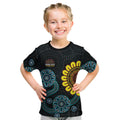 NAIDOC 50 Years of Deadly Kid T Shirt Sun Aboriginal Dot Art