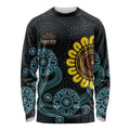 NAIDOC 50 Years of Deadly Long Sleeve Shirt Sun Aboriginal Dot Art