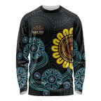 NAIDOC 50 Years of Deadly Long Sleeve Shirt Sun Aboriginal Dot Art