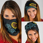 NAIDOC 50 Years of Deadly Neck Gaiter Sun Aboriginal Dot Art