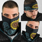 NAIDOC 50 Years of Deadly Neck Gaiter Sun Aboriginal Dot Art