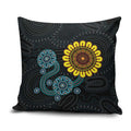 NAIDOC 50 Years of Deadly Pillow Cover Sun Aboriginal Dot Art