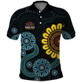 NAIDOC 50 Years of Deadly Polo Shirt Sun Aboriginal Dot Art