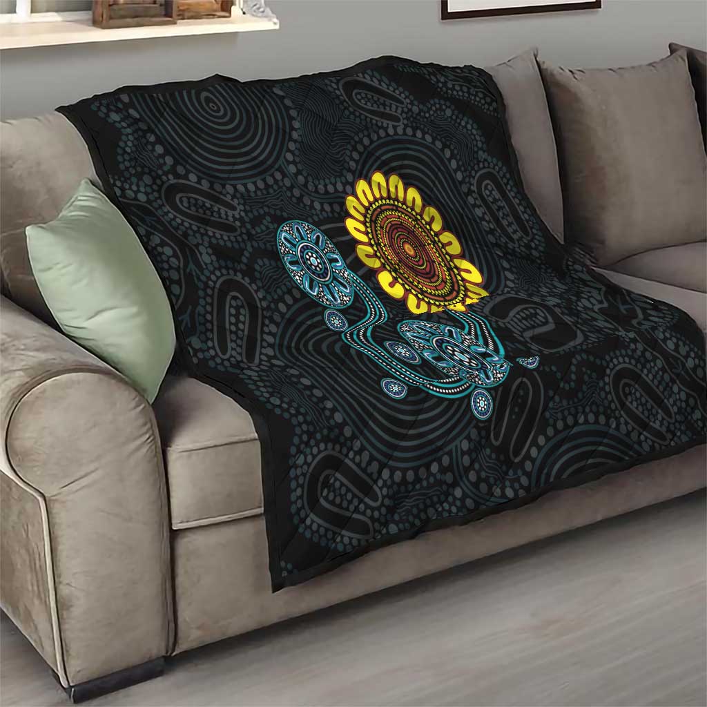NAIDOC 50 Years of Deadly Quilt Sun Aboriginal Dot Art