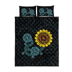 NAIDOC 50 Years of Deadly Quilt Bed Set Sun Aboriginal Dot Art