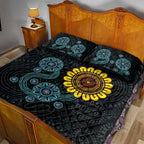 NAIDOC 50 Years of Deadly Quilt Bed Set Sun Aboriginal Dot Art