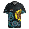 NAIDOC 50 Years of Deadly Rugby Jersey Sun Aboriginal Dot Art