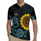 NAIDOC 50 Years of Deadly Rugby Jersey Sun Aboriginal Dot Art