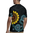 NAIDOC 50 Years of Deadly Rugby Jersey Sun Aboriginal Dot Art
