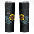 NAIDOC 50 Years of Deadly Skinny Tumbler Sun Aboriginal Dot Art