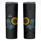 NAIDOC 50 Years of Deadly Skinny Tumbler Sun Aboriginal Dot Art
