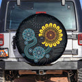 NAIDOC 50 Years of Deadly Spare Tire Cover Sun Aboriginal Dot Art