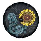 NAIDOC 50 Years of Deadly Spare Tire Cover Sun Aboriginal Dot Art