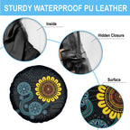 NAIDOC 50 Years of Deadly Spare Tire Cover Sun Aboriginal Dot Art