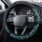 NAIDOC 50 Years of Deadly Steering Wheel Cover Sun Aboriginal Dot Art