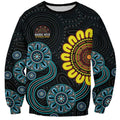 NAIDOC 50 Years of Deadly Sweatshirt Sun Aboriginal Dot Art
