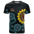 NAIDOC 50 Years of Deadly T Shirt Sun Aboriginal Dot Art