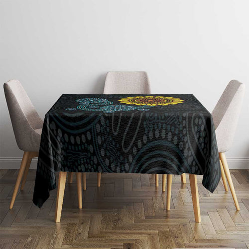 NAIDOC 50 Years of Deadly Tablecloth Sun Aboriginal Dot Art