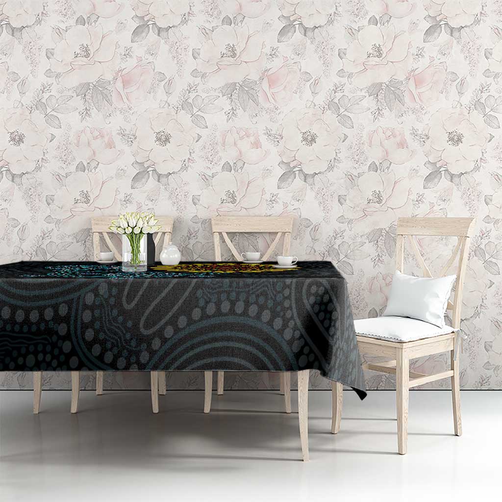 NAIDOC 50 Years of Deadly Tablecloth Sun Aboriginal Dot Art