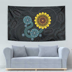 NAIDOC 50 Years of Deadly Tapestry Sun Aboriginal Dot Art