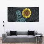 NAIDOC 50 Years of Deadly Tapestry Sun Aboriginal Dot Art