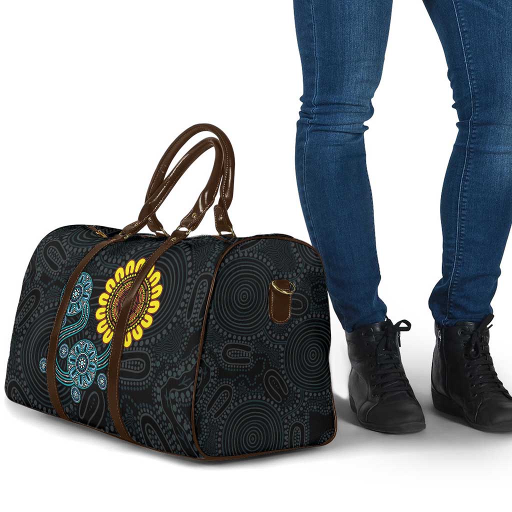 NAIDOC 50 Years of Deadly Travel Bag Sun Aboriginal Dot Art