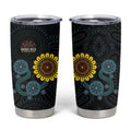 NAIDOC 50 Years of Deadly Tumbler Cup Sun Aboriginal Dot Art