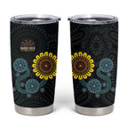 NAIDOC 50 Years of Deadly Tumbler Cup Sun Aboriginal Dot Art