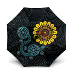 NAIDOC 50 Years of Deadly Umbrella Sun Aboriginal Dot Art