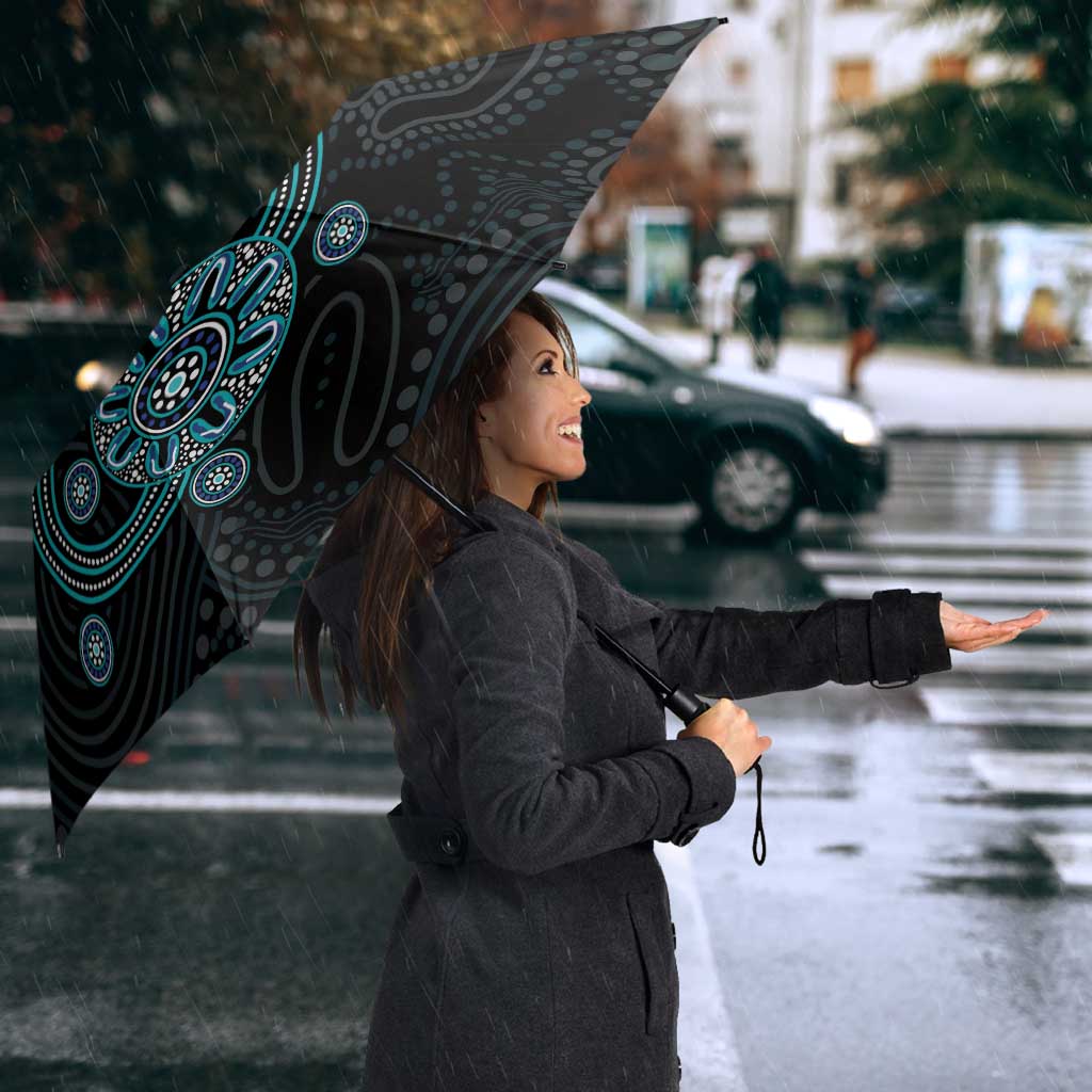 NAIDOC 50 Years of Deadly Umbrella Sun Aboriginal Dot Art