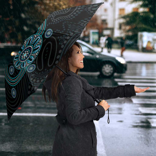 NAIDOC 50 Years of Deadly Umbrella Sun Aboriginal Dot Art
