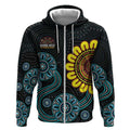 NAIDOC 50 Years of Deadly Zip Hoodie Sun Aboriginal Dot Art