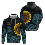 NAIDOC 50 Years of Deadly Zip Hoodie Sun Aboriginal Dot Art