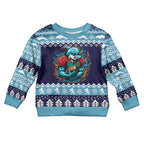 Cardiganshire Wales Christmas Kid Ugly Christmas Sweater Cardigan Bay Dolphin Rugby Design - Aussie Hoodie