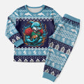Cardiganshire Wales Christmas Pajama Set Cardigan Bay Dolphin Rugby Design - Aussie Hoodie