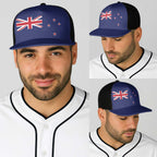 New Zealand Baseball Net Cap National Flag Colors - Aussie Hoodie