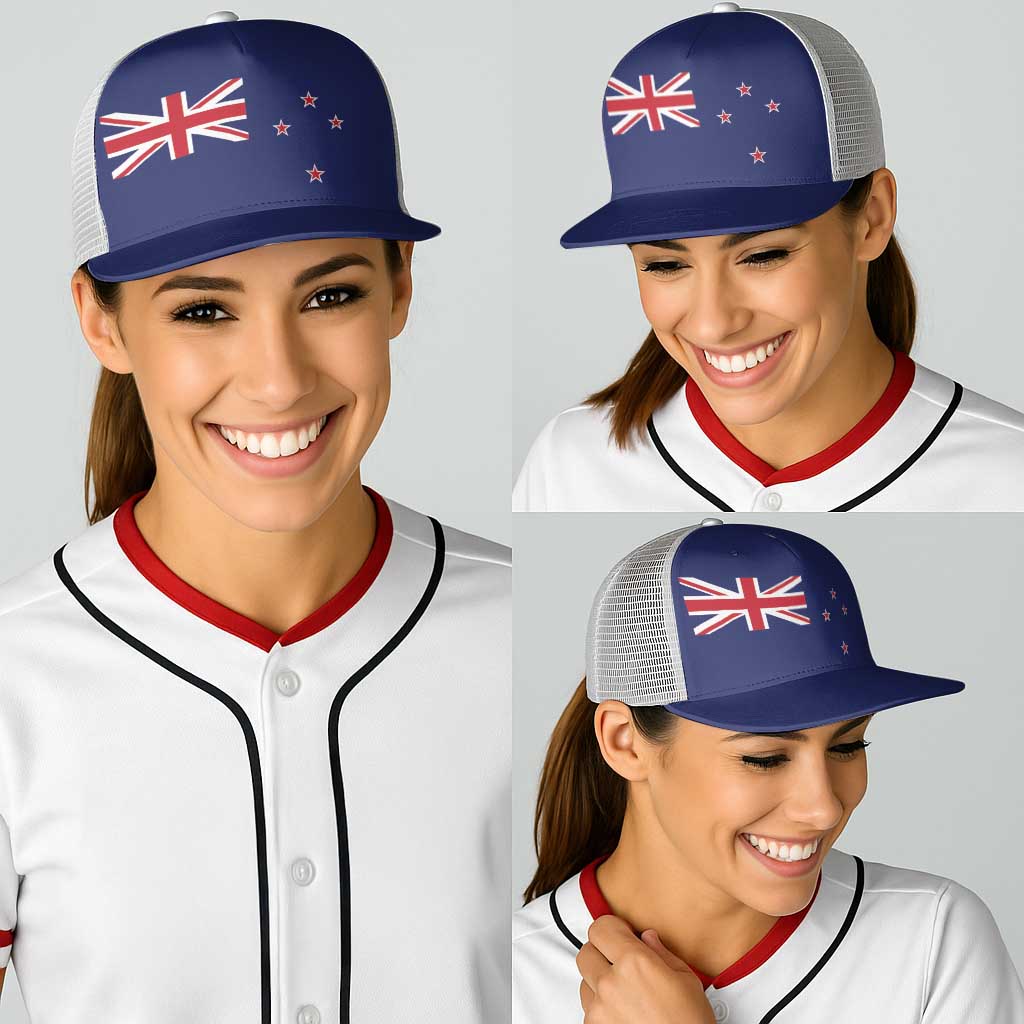 New Zealand Baseball Net Cap National Flag Colors - Aussie Hoodie