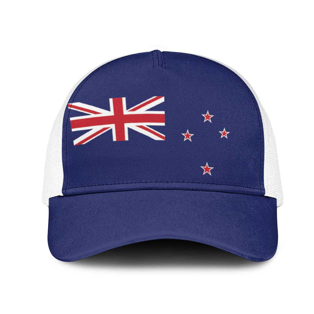 New Zealand Mesh Trucker Cap National Flag Colors - Aussie Hoodie