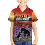 Personalised ANZAC Day Hawaiian Shirt Remembering the Animals of War