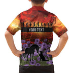 Personalised ANZAC Day Hawaiian Shirt Remembering the Animals of War