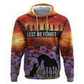 Personalised ANZAC Day Hoodie Remembering the Animals of War