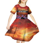 Personalised ANZAC Day Kid Short Sleeve Dress Remembering the Animals of War