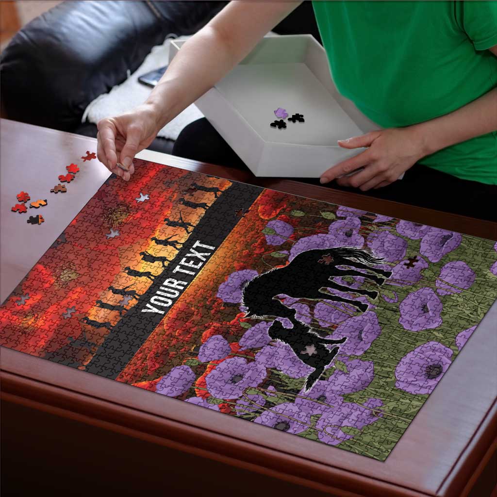 Personalised ANZAC Day Puzzle Remembering the Animals of War
