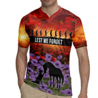 Personalised ANZAC Day Rugby Jersey Remembering the Animals of War